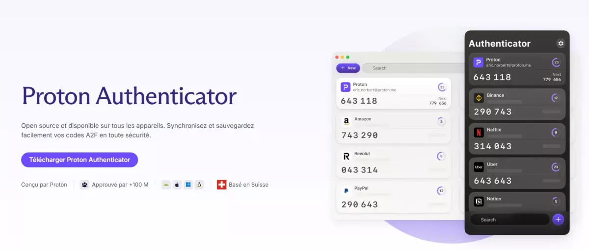  🔒 Cybersécurité : Pourquoi utiliser une application d’authentification 2FA est devenu indispensable — Focus Proton Authenticator 